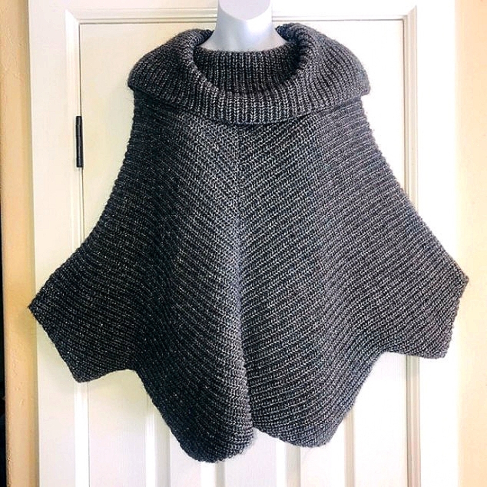 NWT Italy-Paola Manfredi METALLIC Cable Sweater M
